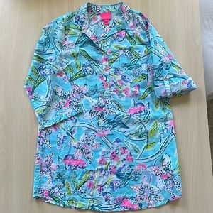 Lilly Pulitzer Girls Swim Coverup Size XL